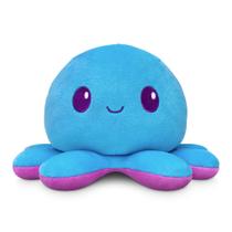 Brinquedo de pelúcia TeeTurtle 4 Reversível Octopus Roxo/Azul 10cm Brinquedo de pelúcia TeeTurtle 4 Reversível Octopus Roxo/Azul 10cm