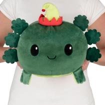 Brinquedo de pelúcia TeeTurtle Original Reversível Big Axolotl Green Elf