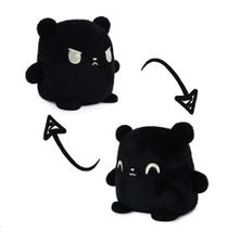 Brinquedo de pelúcia TeeTurtle Plushmates Magnetic Reversível Black Bear