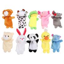 Brinquedo de pelúcia Tender Velvet Animals Finger Puppet Style Set 10 Brinquedo de pelúcia Tender Velvet Animals Finger Puppet Style Set 10