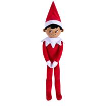 Brinquedo de pelúcia The Elf on the Shelf Huggable Brown Boy de 27 polegadas Brinquedo de pelúcia The Elf on the Shelf Huggable Brown Boy de 27 polegadas