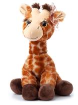 Brinquedo de pelúcia The Petting Zoo Lash'z Giraffe de 30 cm Brinquedo de pelúcia The Petting Zoo Lash'z Giraffe de 30 cm