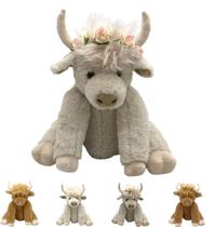 Brinquedo de pelúcia Theorbi Highland Cow para crianças de 25 cm Brinquedo de pelúcia Theorbi Highland Cow para crianças de 25 cm