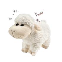 Brinquedo de pelúcia Tiny Heart Screaming Sheep Baby Lamb Plush White