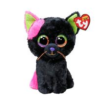 Brinquedo de pelúcia Ty Beanie Boo Licorice The Black Cat - 15cm