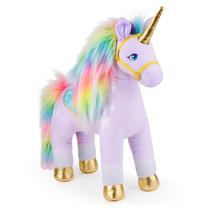 Brinquedo de Pelúcia Unicorn Academy Wildstar Roxo 38cm - Para Meninas a partir de 1 Ano