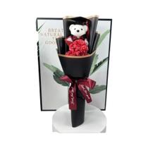 Brinquedo De Pelúcia Urso Girassol, Buquê De Rosas, Presente De Formatura, Urso De Desenho Animado,