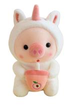 Brinquedo de pelúcia VICKYPOP Kawaii Plush Boba Pig, bicho de pelúcia, 25 cm Brinquedo de pelúcia VICKYPOP Kawaii Plush Boba Pig, bicho de pelúcia, 25 cm