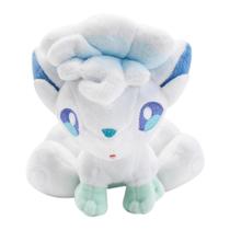 Brinquedo De Pelúcia Vulpix Alolan Preto De 9 Polegadas, Personagem De Desenho Animado Fofo,