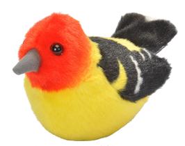 Brinquedo de pelúcia Wild Republic Audubon Birds Western Tanager Brinquedo de pelúcia Wild Republic Audubon Birds Western Tanager