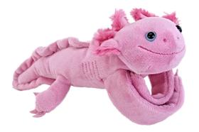Brinquedo de pelúcia Wild Republic Huggers Axolotl com pulseira Snap Brinquedo de pelúcia Wild Republic Huggers Axolotl com pulseira Snap
