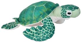 Brinquedo de pelúcia Wild Republic Sea Turtle Living Ocean 23 cm verde