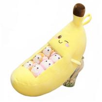 Brinquedo de pelúcia Wokex Banana Pillow Fruit 40 cm para crianças Birthday G