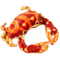 Brinquedo de pelúcia Wokex Red Crabs para bebês e crianças de 27 cm