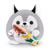 Brinquedo de Pelúcia ZURU Snackles Subway Huskie Super Size 35cm