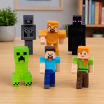 Brinquedo de personagens Minecraft Super Elásticos Mini 4891