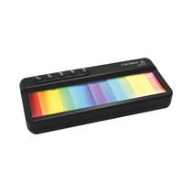 Brinquedo De Piano Portátil Com Luzes Coloridas, 5 Instrumentos, 13 Melodias, Teclado Eletrônico