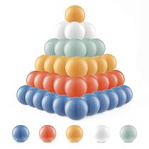 Brinquedo de plástico Ball Pit Balls Kids Crush Proof 100 com bolsa de armazenamento Brinquedo de plástico Ball Pit Balls Kids Crush Proof 100 com bolsa de armazenamento