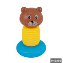 Brinquedo de Plástico Infantil 16cm Pressão Apito - Tudo em Caixa