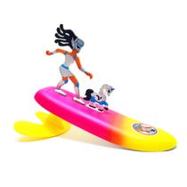 Brinquedo de praia Surfer Dudes Legends & Surfer Pets com prancha de surfe