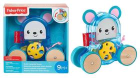 Brinquedo de Puxar e Empurrar Ratinho Surpresas Sobre Rodas - Fisher Price - GML81 - Mattel
