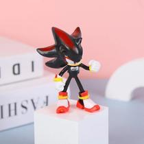 Brinquedo de PVC Sonic - Modelo de Ouriço com Sombra e Cauda para Crianças