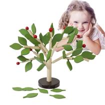 Brinquedo de quebra-cabeça 3D, folhas de madeira DIY para crianças educacionais Brinquedo de quebra-cabeça 3D, folhas de madeira DIY para crianças educacionais
