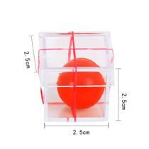 Brinquedo de quebra-cabeça criativo Magic Trick Ball Through Box Illusion