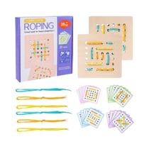 Brinquedo De Quebra-Cabeça De Madeira Montessori Para Crianças Treinamento De Habilidades Motoras