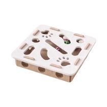 Brinquedo De Quebra-Cabeça Para Gatos De Interior, Caixa De Quebra-Cabeça De Feltro Com Bola Para