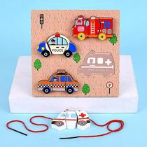 Brinquedo de quebra-cabeça Play Cutting Food Kitchen Matchin