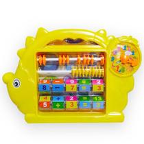 Brinquedo De Raciocínio Escolar Educacional Abacus - Amarelo