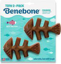 Brinquedo De Roer Benebone Fishbone Tiny 2-pack Cães Até 7kg