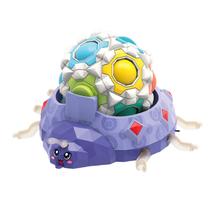 Brinquedo de rotação na ponta dos dedos Seven Star Ladybird com luz LED Brinquedo de rotação na ponta dos dedos Seven Star Ladybird com luz LED