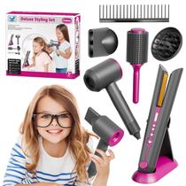 Brinquedo de salão de cabeleireiro PIXATA Girls com secador e alisador de cabelo 3+ Brinquedo de salão de cabeleireiro PIXATA Girls com secador e alisador de cabelo 3+