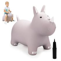 Brinquedo de salto inflável Bouncy Horse ZOOJOY Rhino para crianças Brinquedo de salto inflável Bouncy Horse ZOOJOY Rhino para crianças