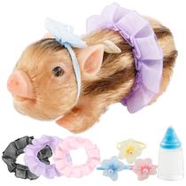 Brinquedo de silicone para porcos, boneca genérica e realista, 13 cm com acc