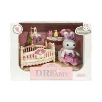 Brinquedo De Simulação De Menina Com Vestido De Coelho Fofo Para Crianças, Interação Pais-Filhos Em