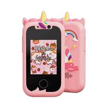 Brinquedo De Smartphone Com Tela Sensível Ao Toque Para Crianças, Câmera De Aprendizado E Reprodutor