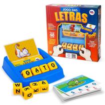 Brinquedo De Soletrar Jogo Das Letras Com Dados E Cartas 48 Peças Presente Para Crianças Brinquedo De Soletrar Jogo Das Letras Com Dados E Cartas 48 Peças Presente Para Crianças