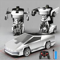 Brinquedo de transformação 2 em 1 para carro de controle remoto RCOOS Cyber Truck Brinquedo de transformação 2 em 1 para carro de controle remoto RCOOS Cyber Truck