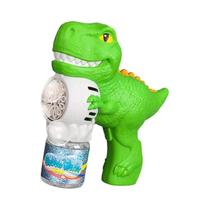 Brinquedo De Verão Para Crianças, Pistola De Bolhas Elétrica Em Forma De Dinossauro, Automática E À