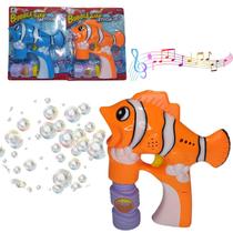 Brinquedo De Verão Peixe Palhaço Injetor De Bolhas De Sabão - Fungame