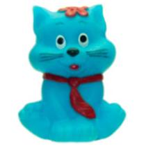 Brinquedo de Vinil Gatinho Azul para Cães - Tam. Único