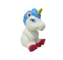 Brinquedo de vinil para bebê a partir de 3 meses - unicórnio - Maralex Brinquedo de vinil para bebê a partir de 3 meses - unicórnio - Maralex