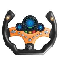 Brinquedo de volante de simulação elétrica com luz e som