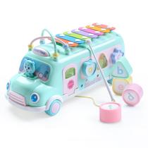 Brinquedo de xilofone Baby School Bus EFOSHM para crianças de 1 a 3 anos