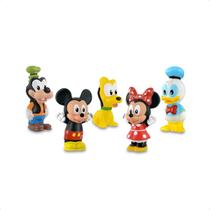 Brinquedo Dedoches Mickey and Friends +3 anos Vinil Divertido Faz de Conta Lider Brinquedos - 240