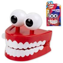 Brinquedo Dentadura Maluca Crazy Crac Pula Pula Corda