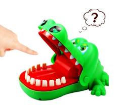 Brinquedo Dentista Jogo Infantil Desafio do Crocodilo Morde Dedo